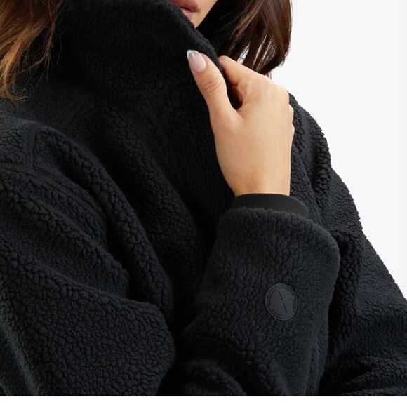 CUT Polartec® Sherpa Full Zip I Polar Classic-Fit Womens Teddy jacket Sweatshirt - Picture 3 of 5